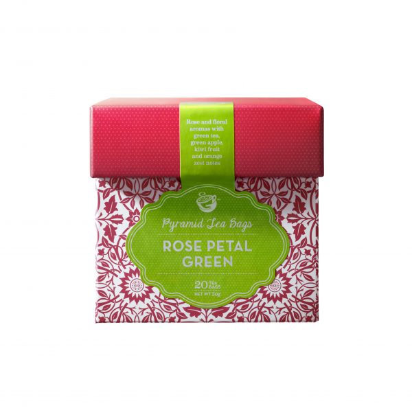 Rose Petal Green Tea Bags